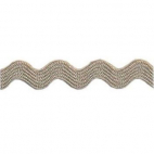 Croquet zigzag 6mm Taupe (au mètre)