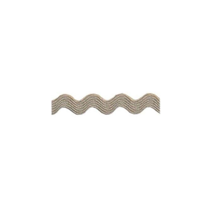 Croquet zigzag 6mm Taupe (au mètre)