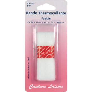 Bande thermocollante pour ourlet - largeur 25mm (5m)