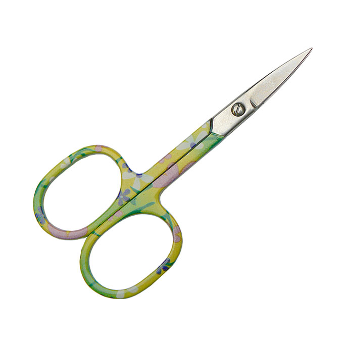 Floral Embroidery Scissors - green