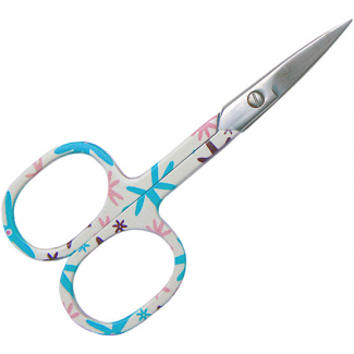 Floral Embroidery Scissors - blue