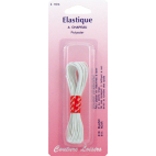 Round Cord Elastic White (4m)