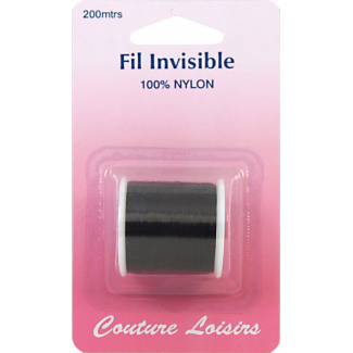 Fil invisible en nylon Foncé (200m)