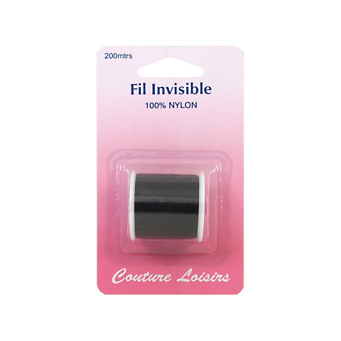 Fil invisible en nylon Foncé (200m)