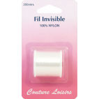 Fil invisible en nylon Clair (200m)