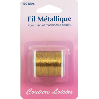 Metallic Sewing Thread Gold (100m)