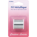 Metallic Sewing Thread Silver (100m)