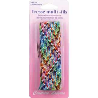 Tresse multifils avec aiguille pour dépannage