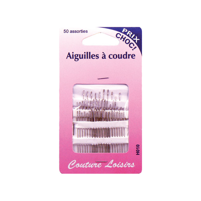 Aiguilles à coudre - Assortiment (x50) Prix Choc