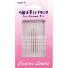 Sewing Needles for Leather-PVC-plastics Size 3-7 (x5)