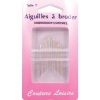 Embroidery Crewel Needles Size 7 (x20)