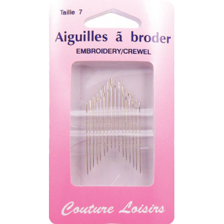 Embroidery Crewel Needles Size 7 (x20)