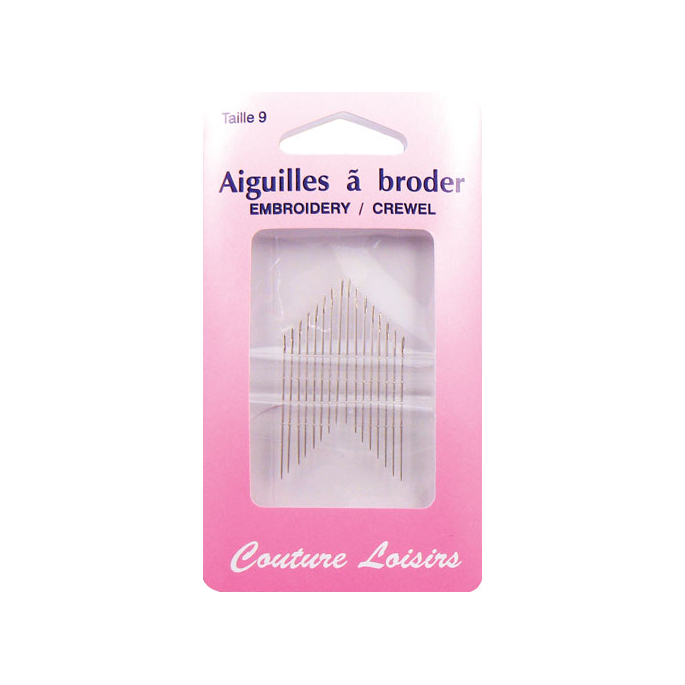 Embroidery Crewel Needles Size 9 (x20)