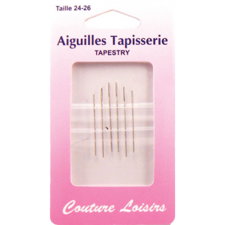 Cross Stitch / Tapestry Needles Size 24-26 (x6)