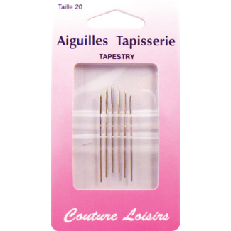 Cross Stitch / Tapestry Needles Size 20 (x6)