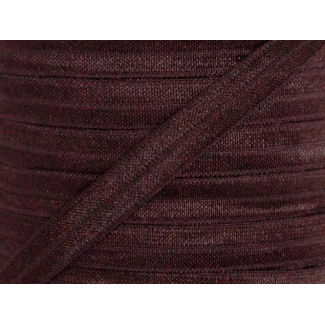 Biais élastique lingerie Oekotex 15mm marron (au mètre)