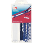 Laundry permanent marking set with pen and tape