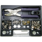 Vario pliers complete set with press fasteners and eyelets