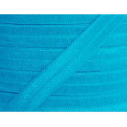 Biais élastique lingerie 15mm turquoise (bobine 25m)