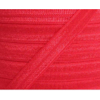 Biais élastique lingerie 15mm rouge (bobine 25m)