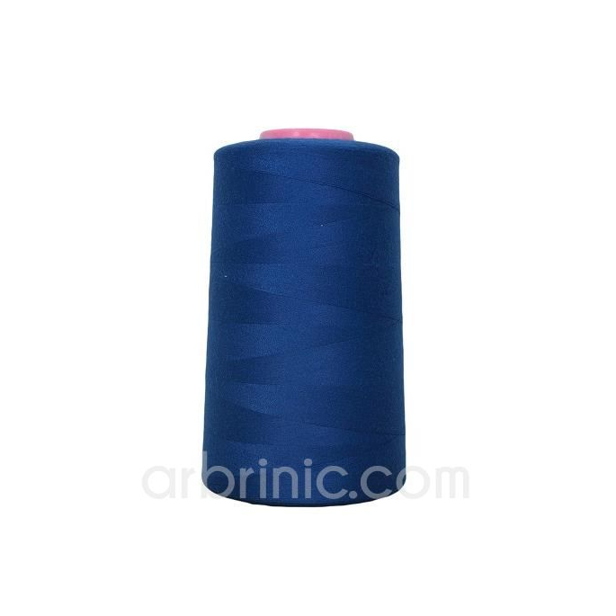 Cône fil polyester Bleu Roi (4573m)
