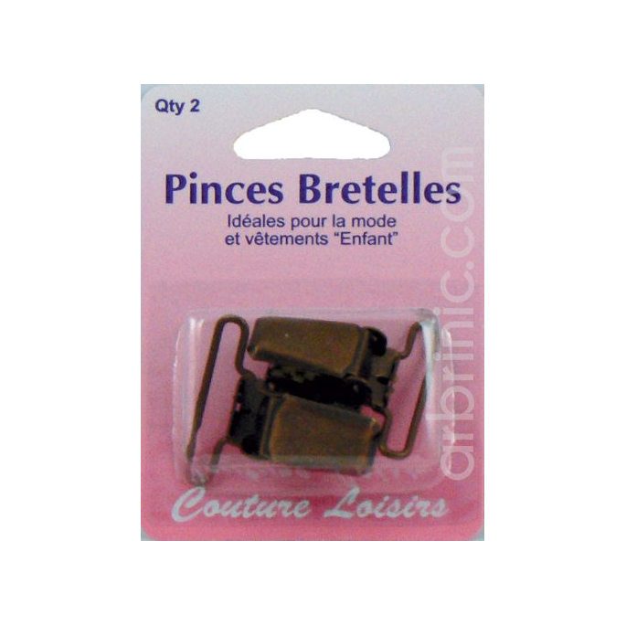 Brace clips bronze (x2)