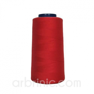 Polyester Serger and sewing Thread Cone (2743m) Red