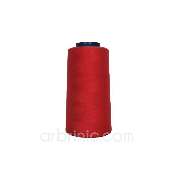 Polyester Serger and sewing Thread Cone (2743m) Red