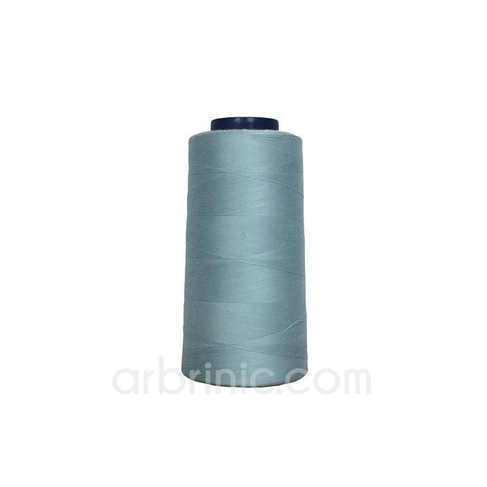 Polyester Serger and sewing Thread Cone (2743m) Grey Blue