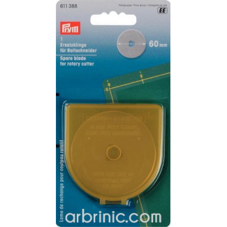 Lame de rechange pour couteau rotatif PRYM 60mm (x1)