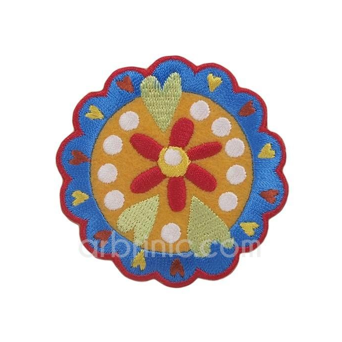 Iron-on Embroidery Patch Flowers