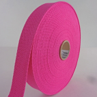 Cotton Webbing 23mm Pink (by meter)