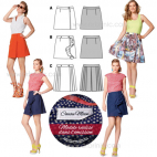 Burda Young 7049 Plaided Skirt Pattern