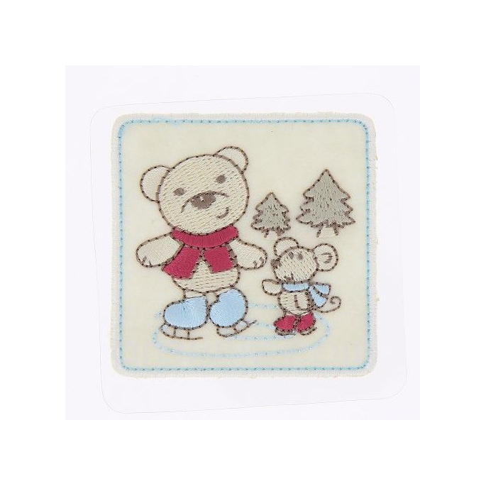 Iron-on Embroidery Patch Bear