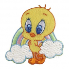 Iron-on Embroidery Patch Tweety 51