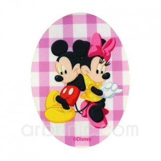 Iron-on printed Patch Mickey Minnie