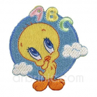 Iron-on Embroidery Patch Tweety 52