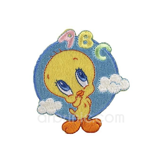 Iron-on Embroidery Patch Tweety 52