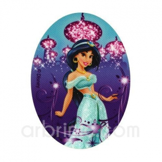 Iron-on printed Patch Princess Jasmine Aladdin