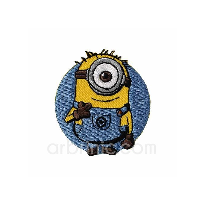 Ecusson broderie Minion 01