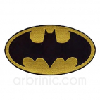 Large Iron-on Embroidery Patch Batman