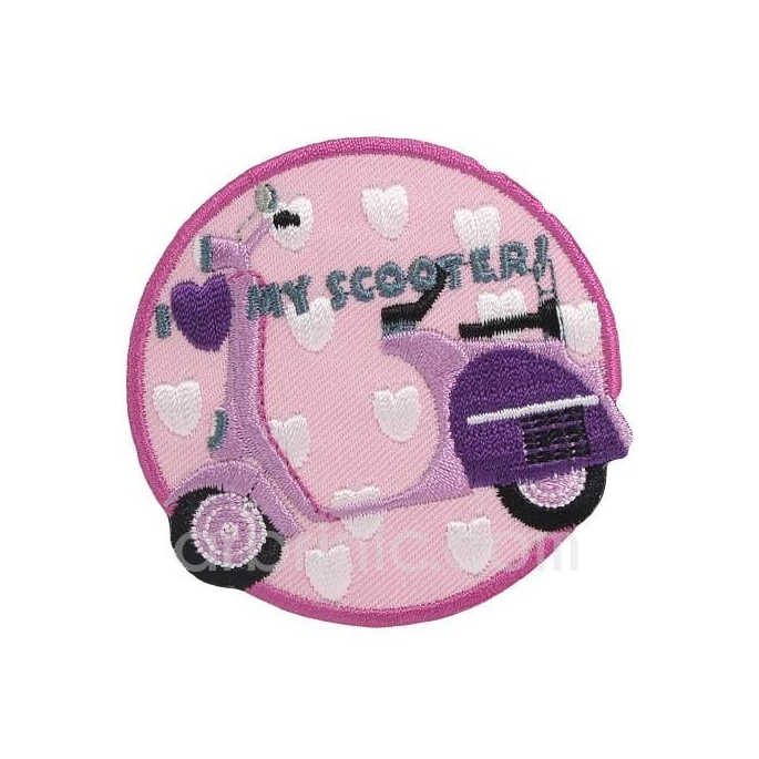 Ecusson broderie Scooter