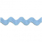 Croquet zigzag 6mm Bleu Ciel (bobine 50m)