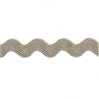 Croquet zigzag 6mm Taupe (bobine 50m)