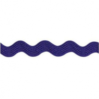 Croquet zigzag 6mm Violet Foncé (bobine 50m)