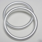 Sling Rings Matte Silver Size S (1 pair)
