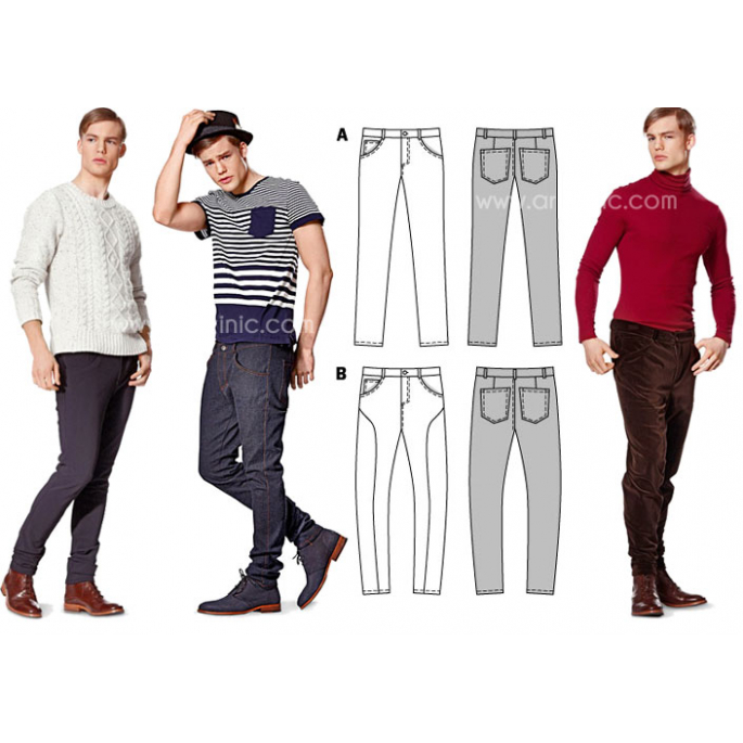 Burda Young 7138 Jeans & Pants Pattern