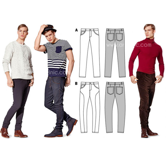 Burda Young 7138 Patron Jeans & Pantalon
