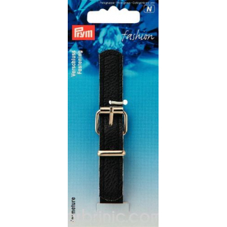 Leather imitation Strap Buckle Clasp Black