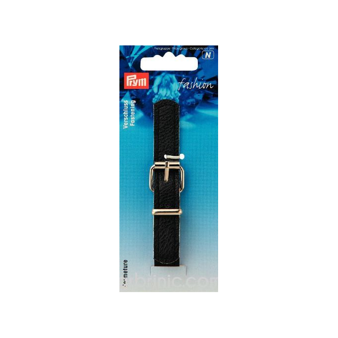 Leather imitation Strap Buckle Clasp Black